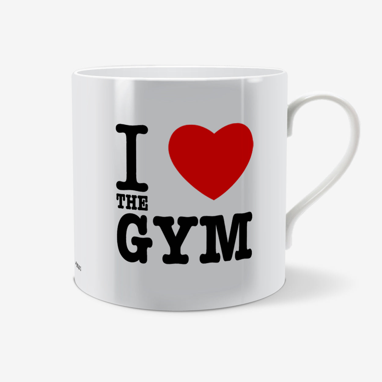 I Love the Gym Fun Mug - Red
