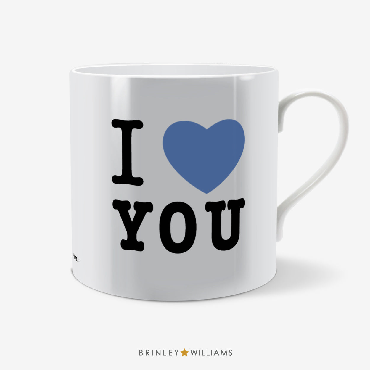 I Love You Fun Mug - Blue