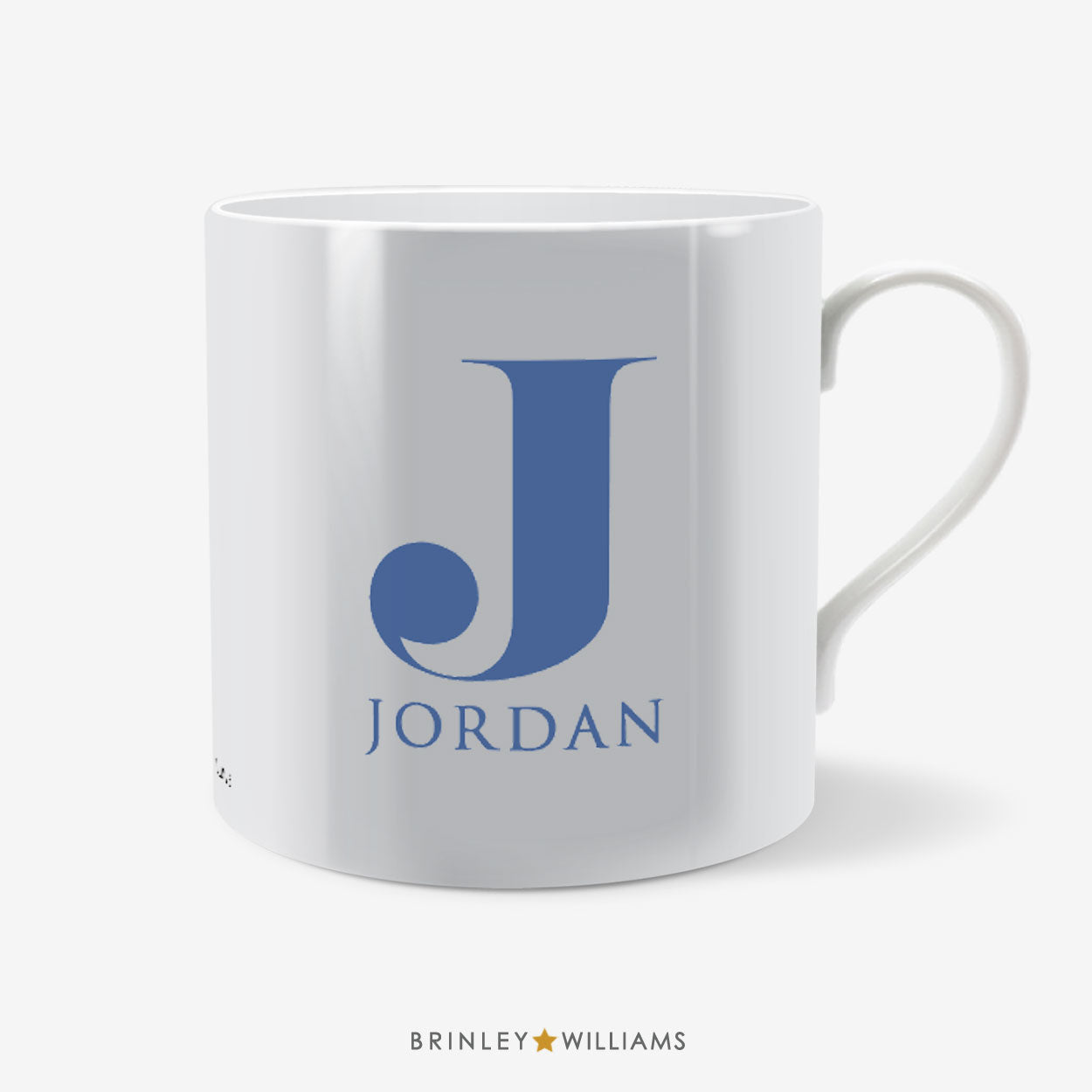 Initials Mug - Personalised - Blue