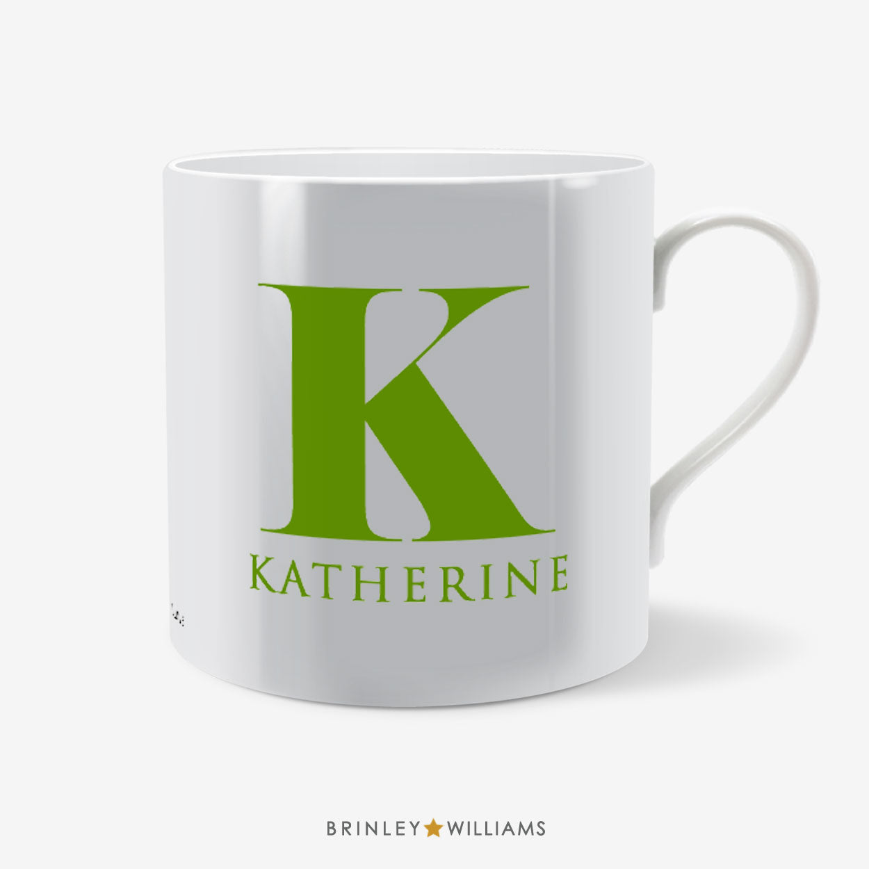 Initials Mug - Personalised - Green