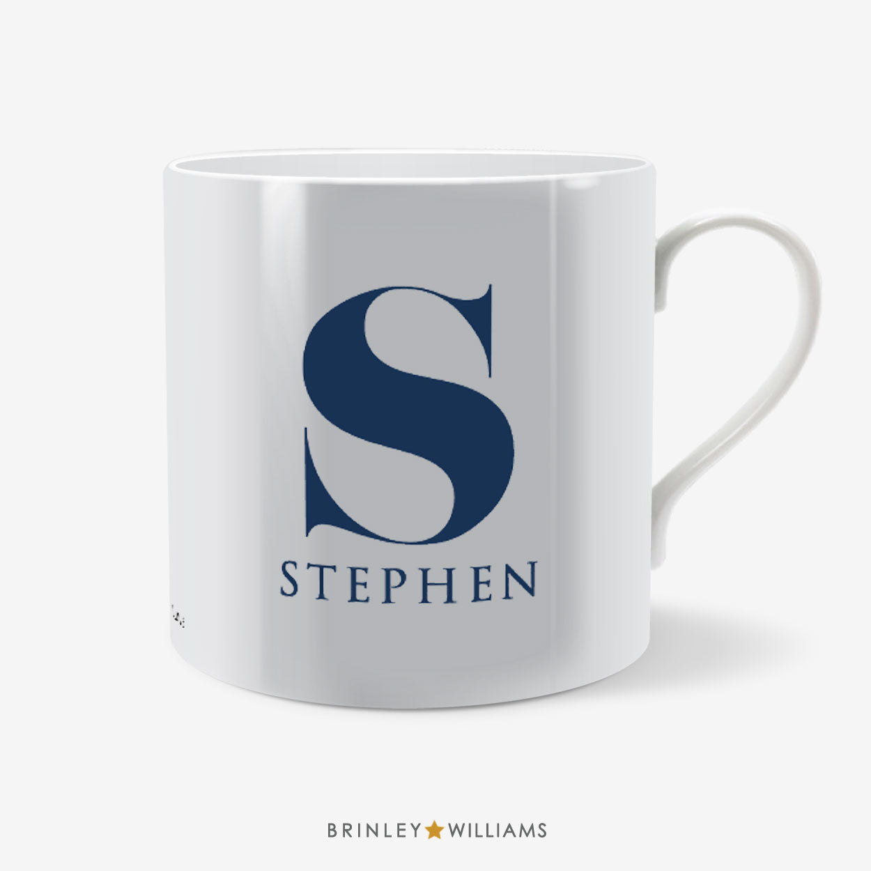 Initials Mug - Personalised - Navy