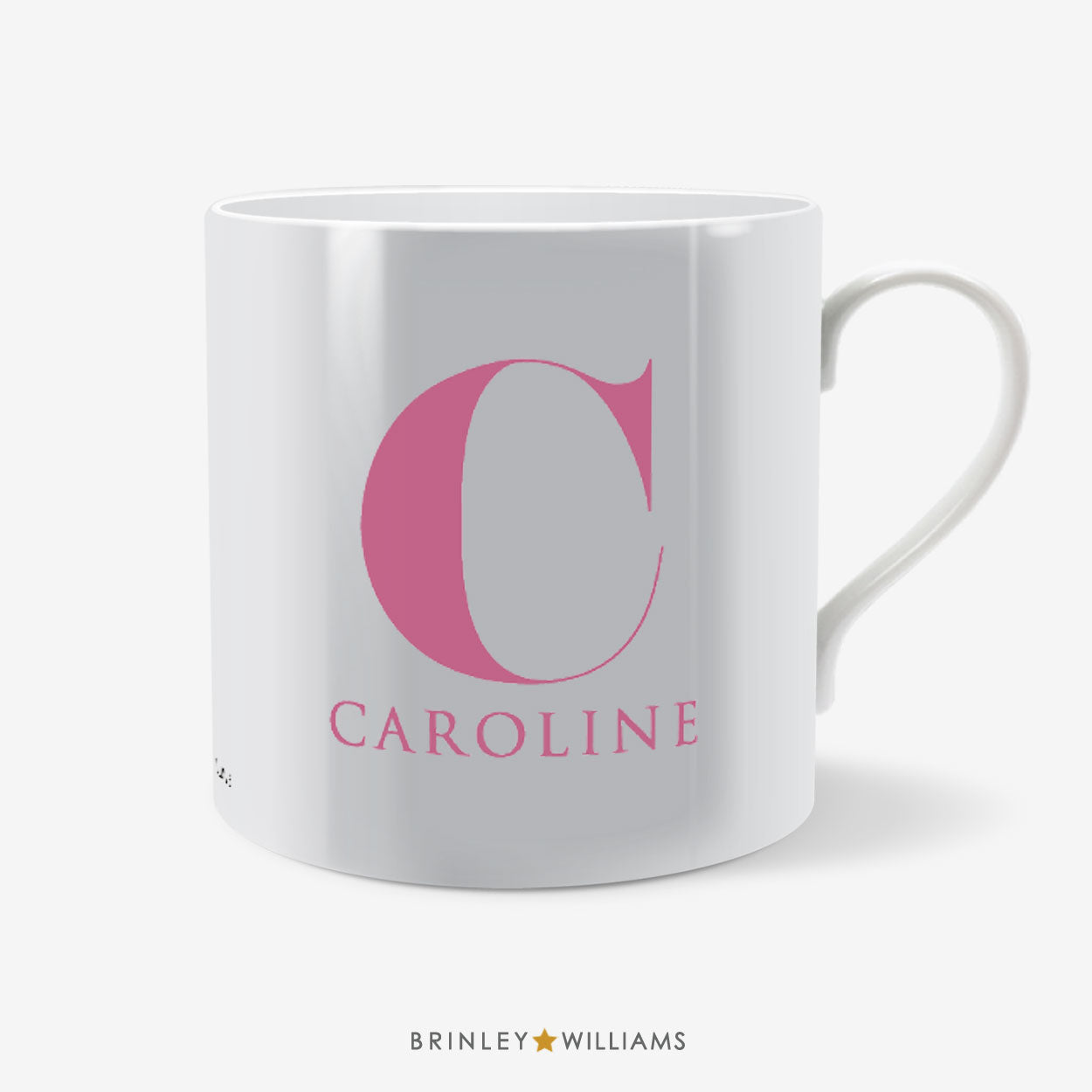 Initials Mug - Personalised - Pink