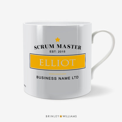 Job Title Personalised Mug - Yellow