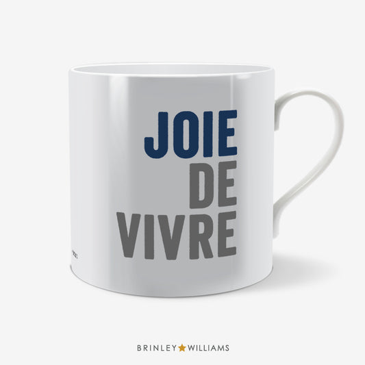 Joie de Vivre Fun Mug - Navy