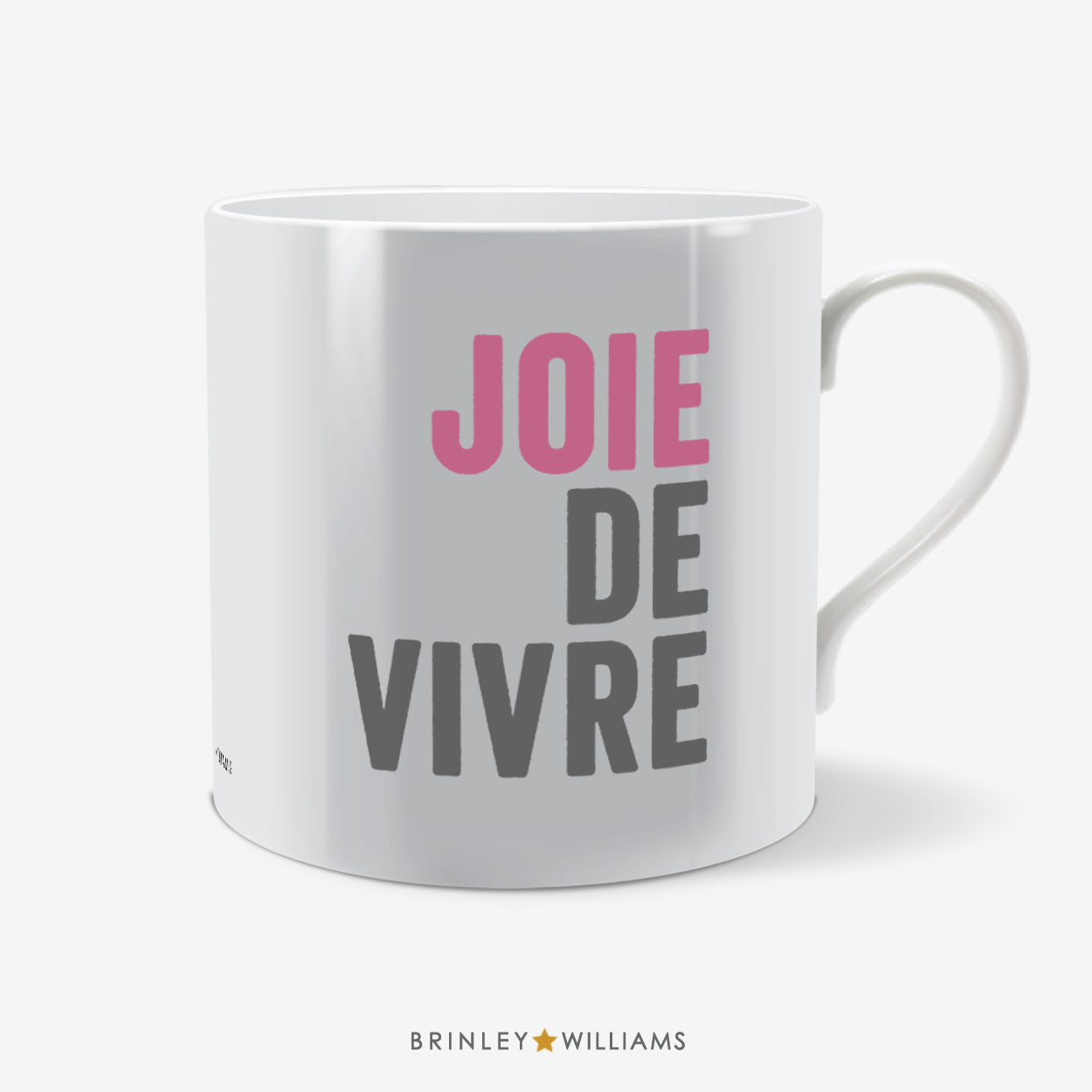 Joie de Vivre Fun Mug - Pink