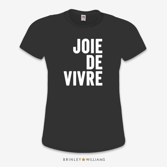 Joie de Vivre Slim Fit T-shirt - Black