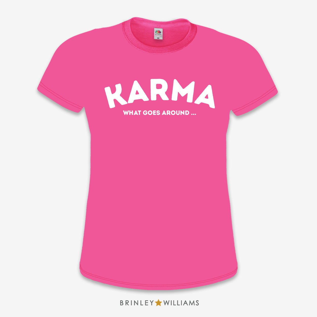 Karma Slim Fit T-shirt - Fuchsia