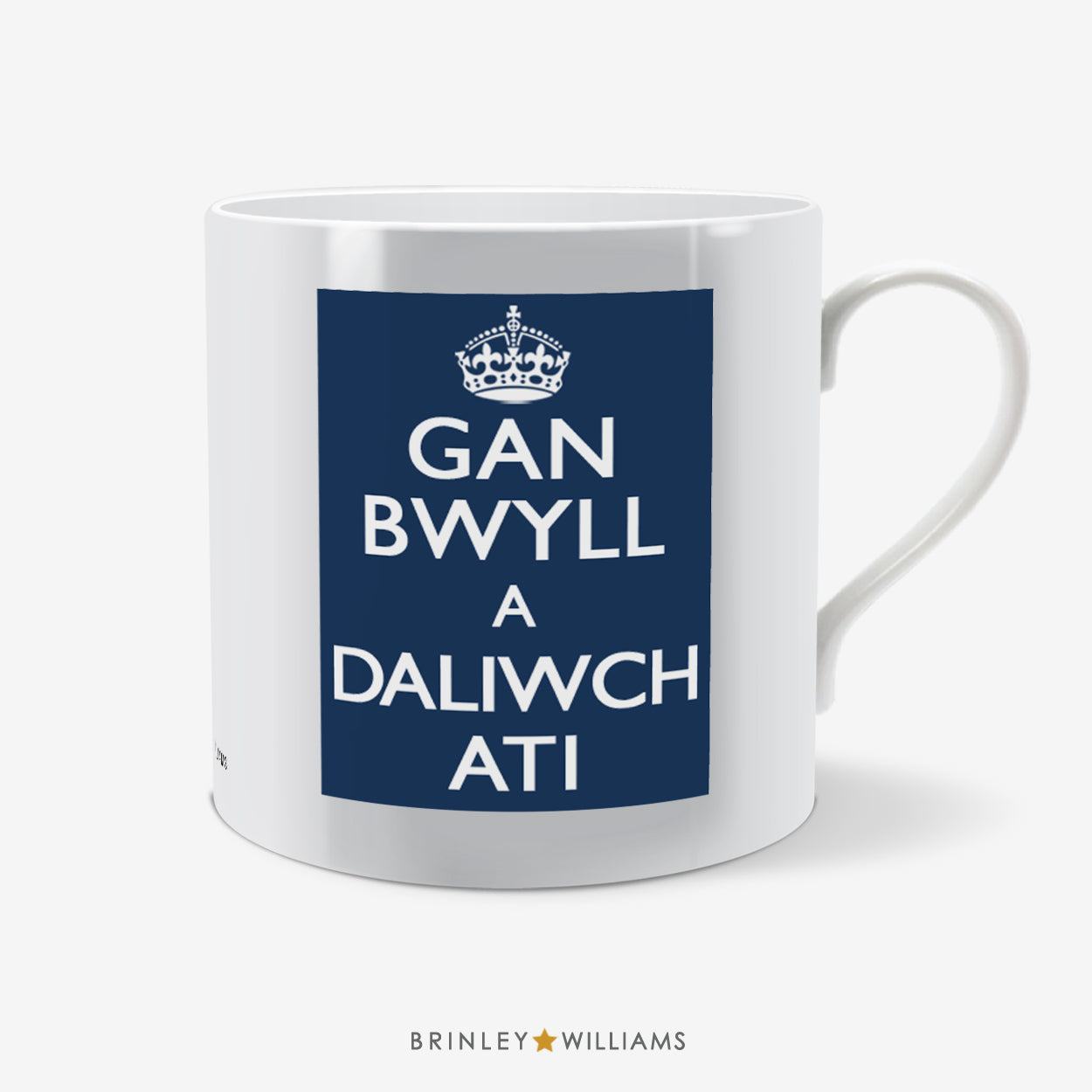 Keep Calm Cymraeg Fun Mug - Navy
