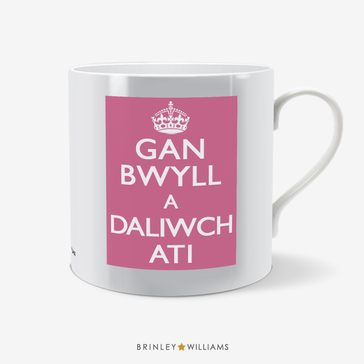 Keep Calm Cymraeg Fun Mug - Pink