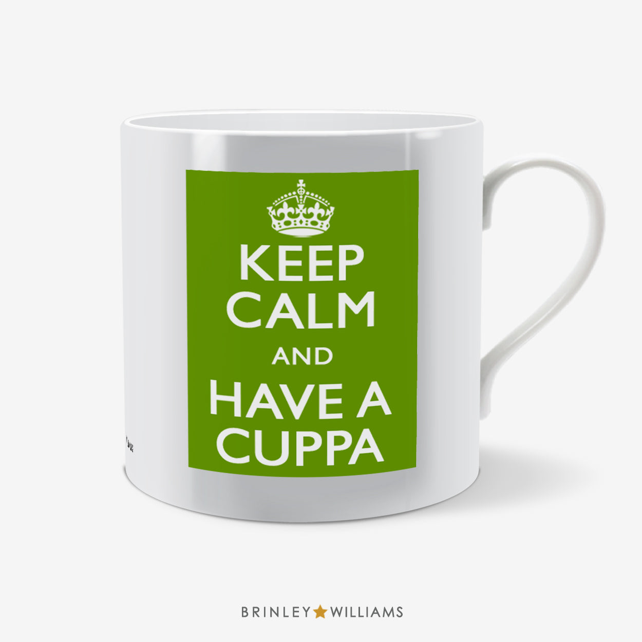 Keep Calm and have a Cuppa Fun Mug - Green