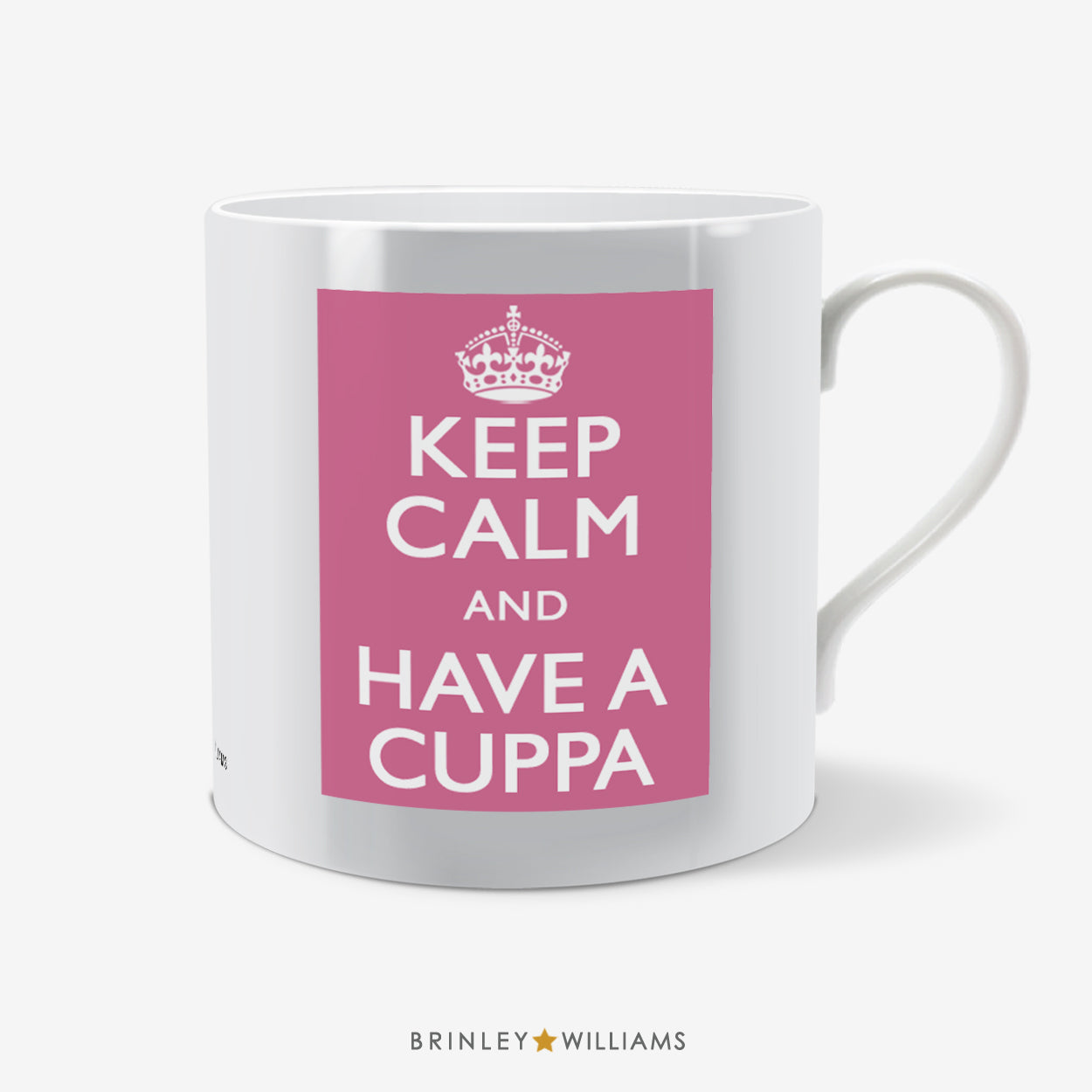 Keep Calm and have a Cuppa Fun Mug - Pink