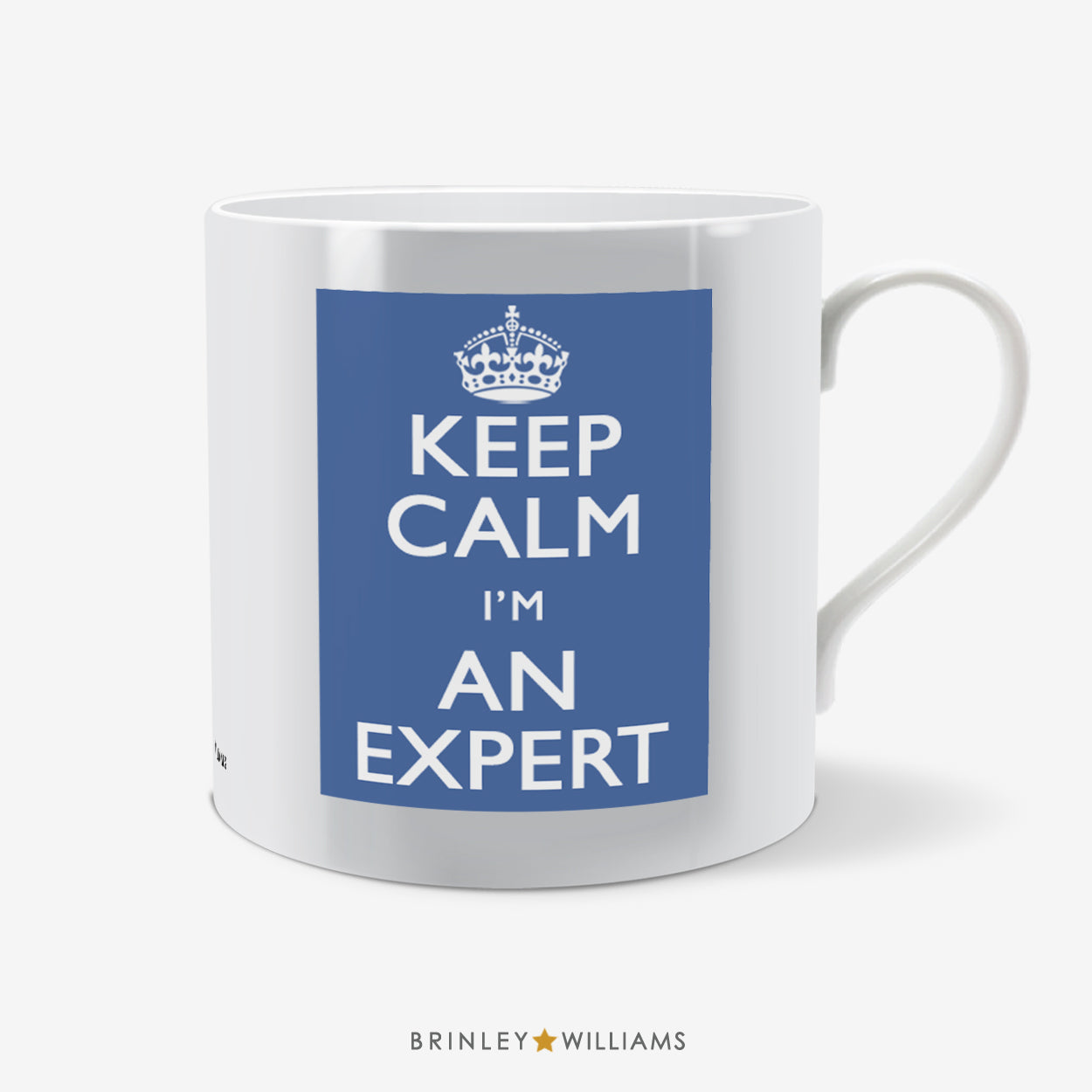 Keep Calm I'm an Expert Fun Mug - Blue