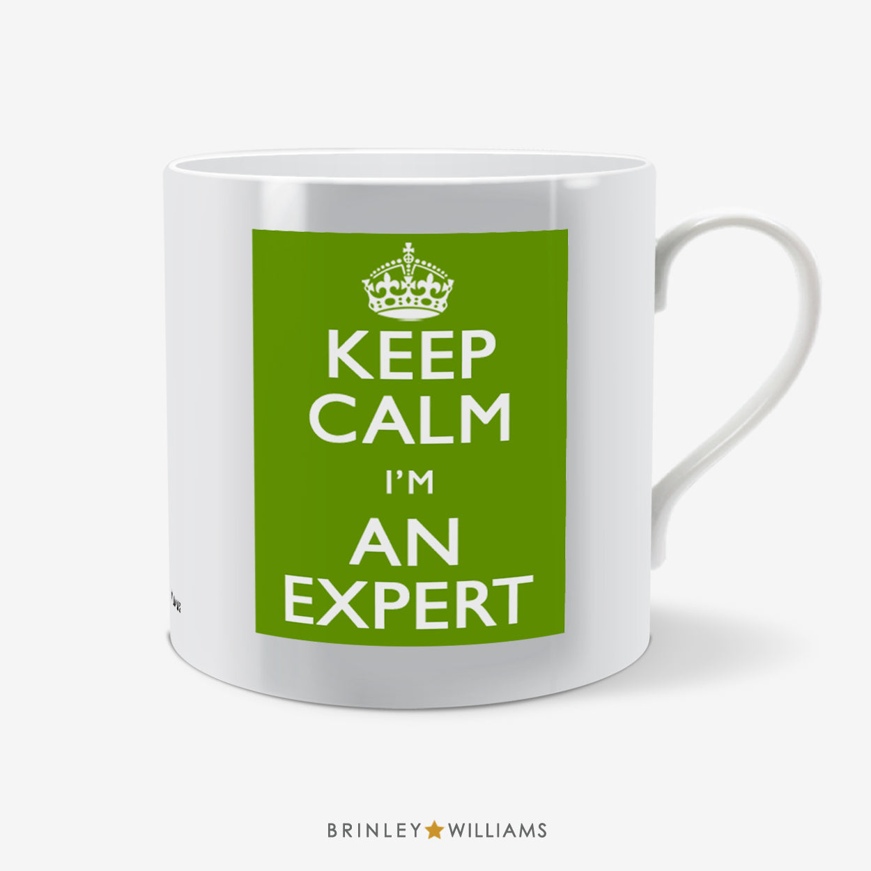 Keep Calm I'm an Expert Fun Mug - Green
