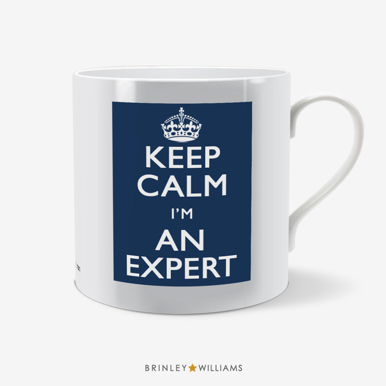 Keep Calm I'm an Expert Fun Mug - Navy