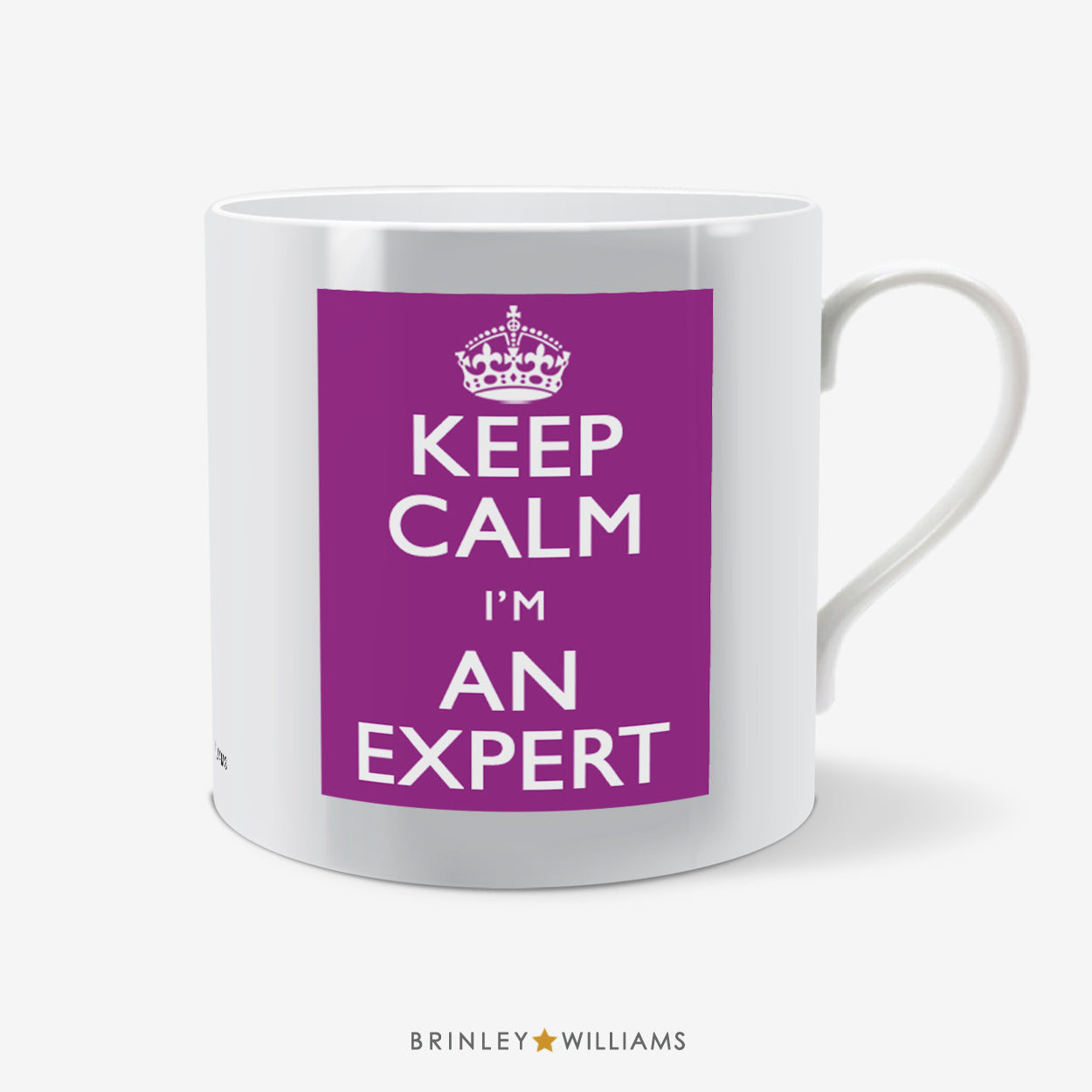Keep Calm I'm an Expert Fun Mug - Purple