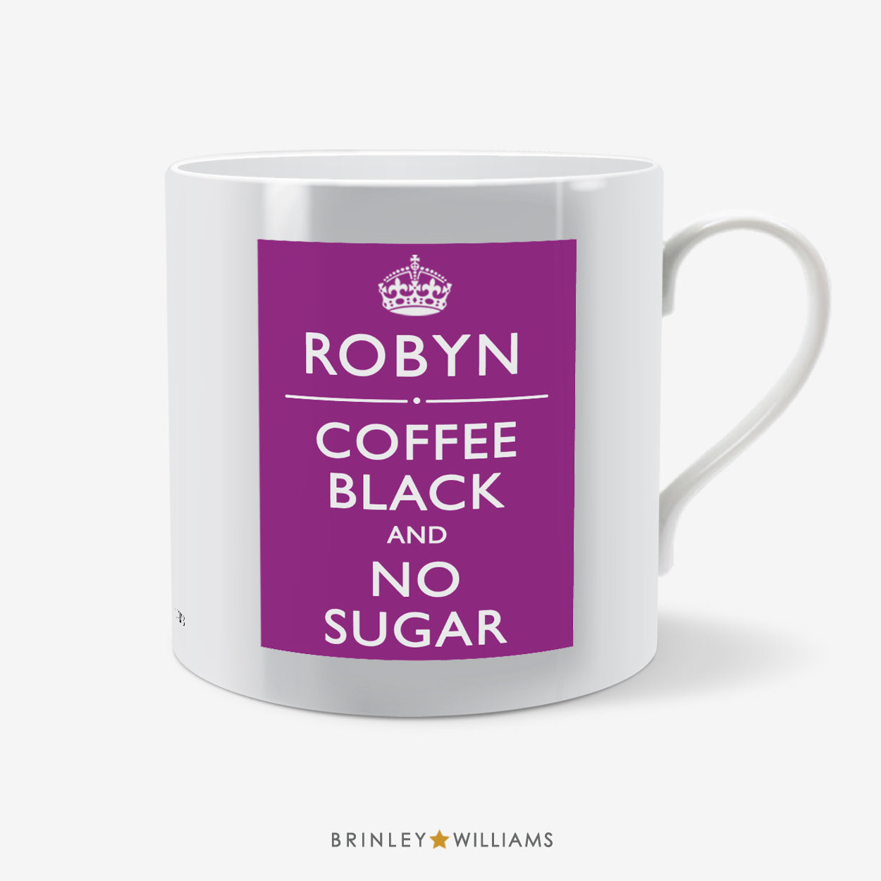 Big and Bold Name Personalised Mug  - Purple