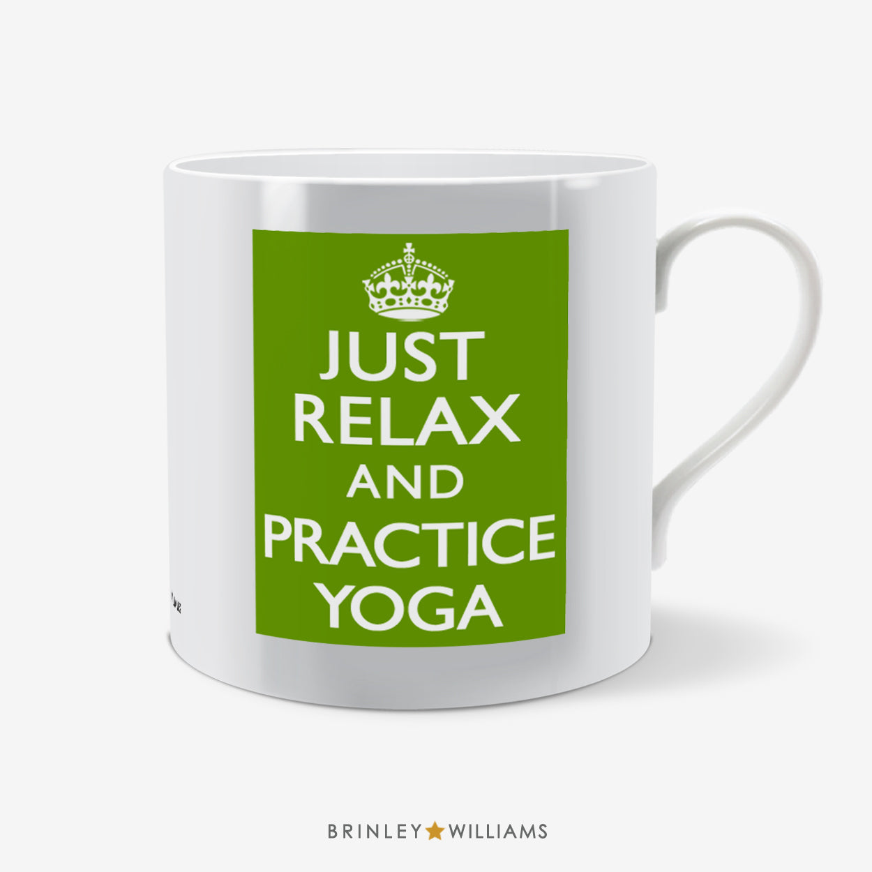 Just relax and practise Yoga Fun Mug - Green