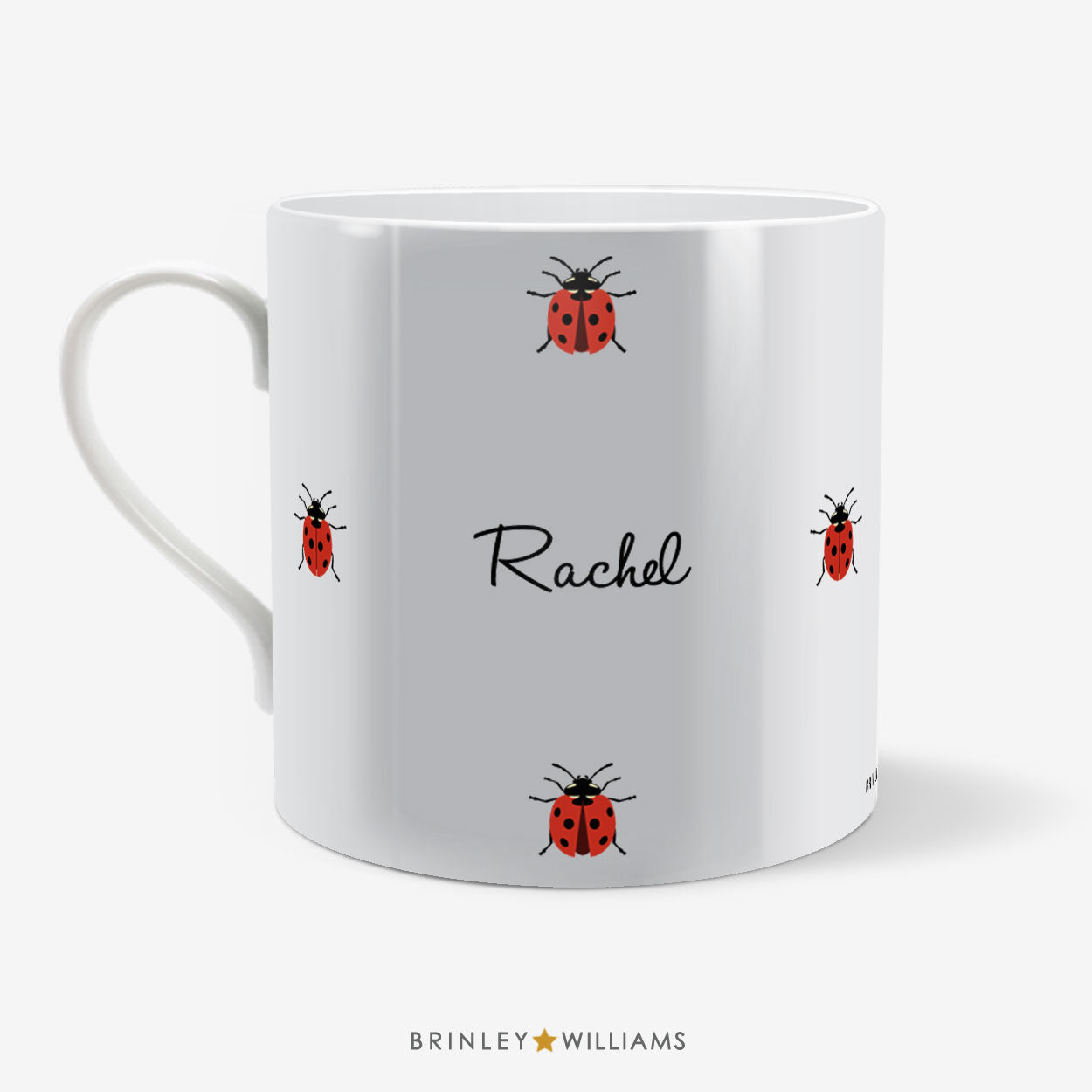 Ladybirds Mug - Personalised - Back