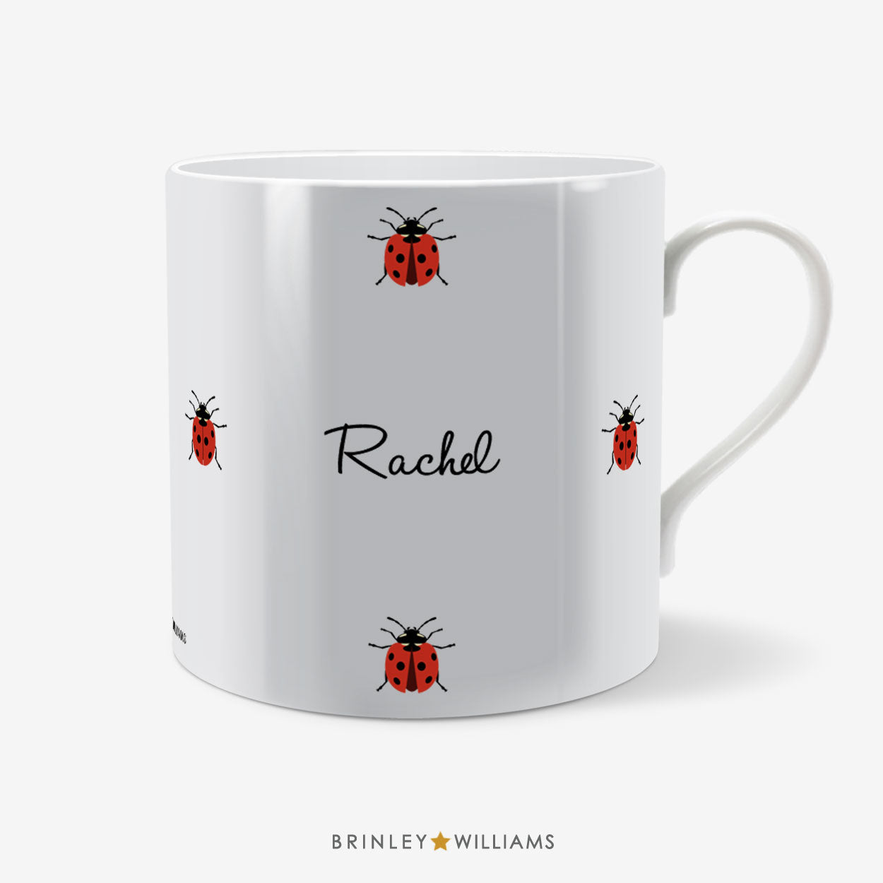 Ladybirds Mug - Personalised - Front