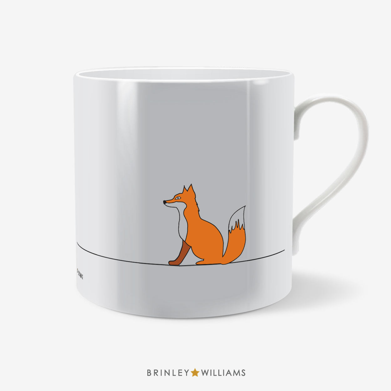 Life-on-the-Line Foxy Personalised Mug -  Front