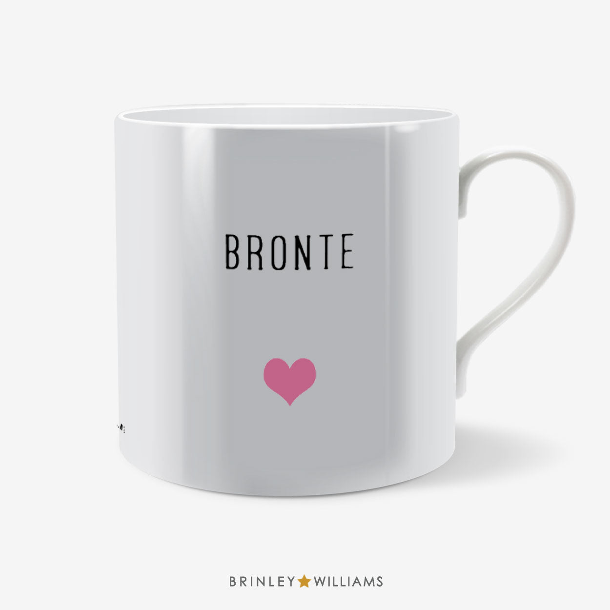 Little Heart Personalised Mug - Pink