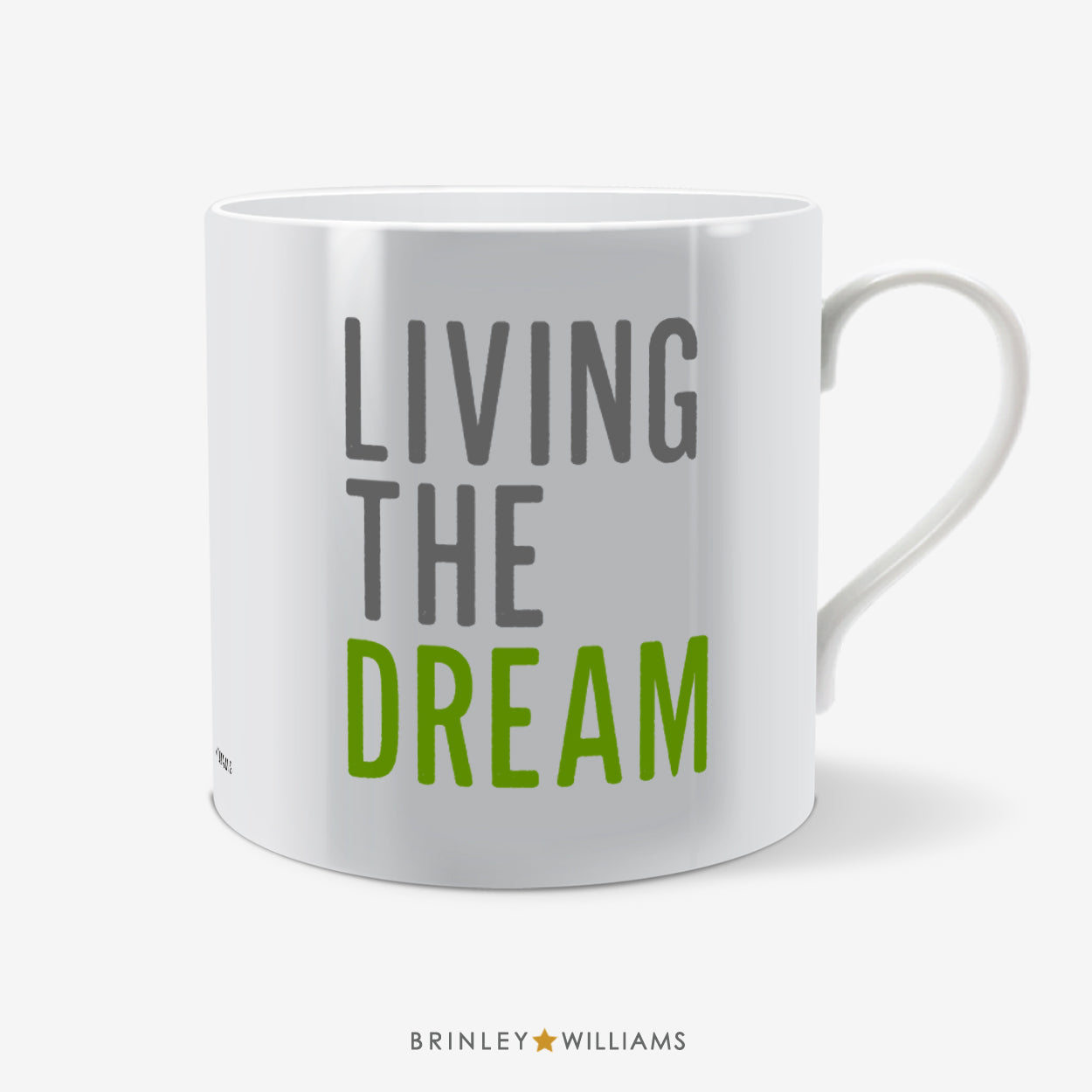 Living the Dream Fun Mug - Green