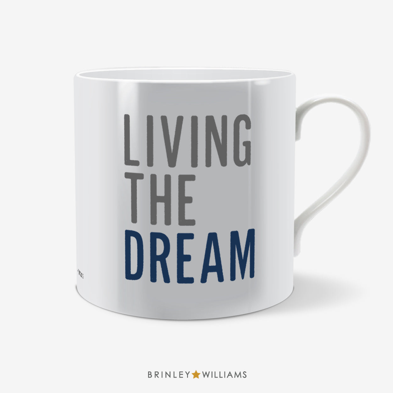 Living the Dream Fun Mug - Navy