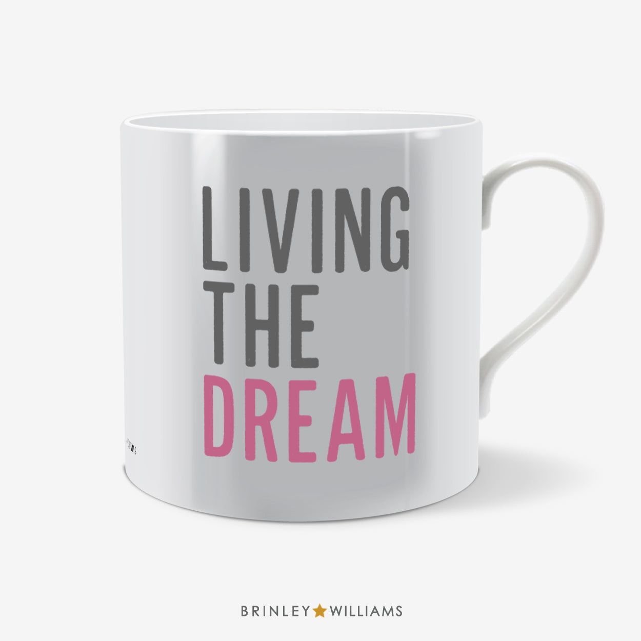 Living the Dream Fun Mug - Pink