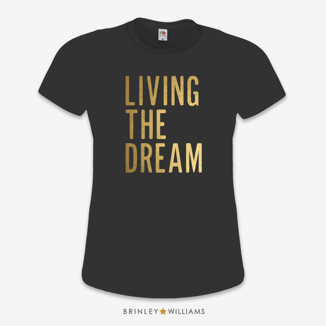Living the Dream Slim Fit T-shirt - Black