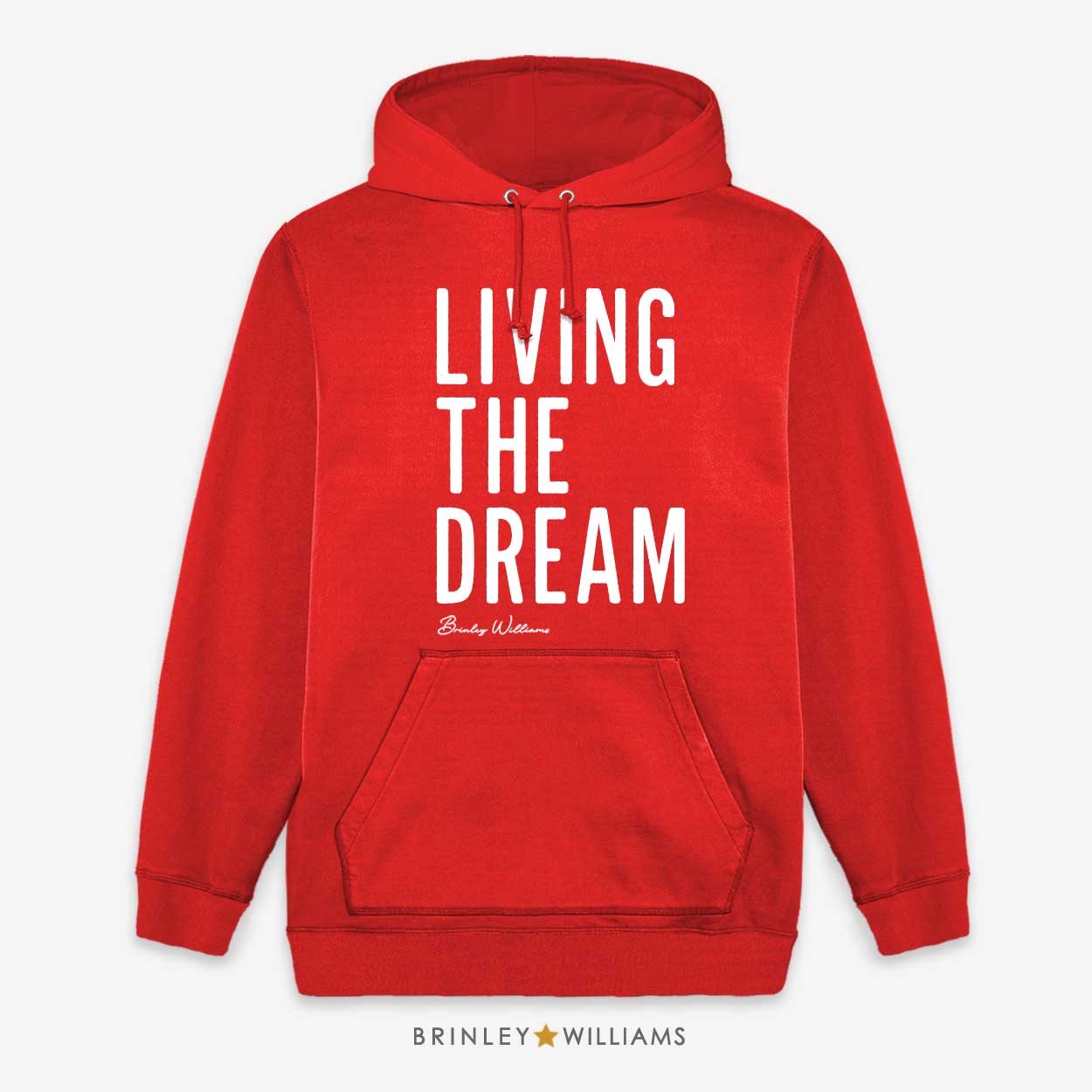 Living the Dream Unisex Hoodie - Fire Red
