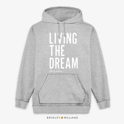 Living the Dream Unisex Hoodie - Heather Grey