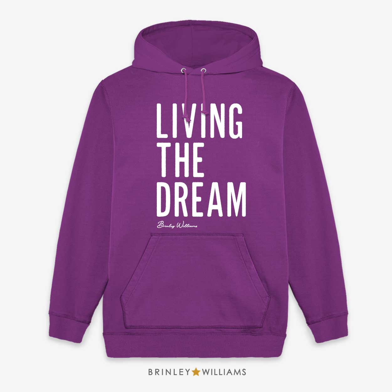 Living the Dream Unisex Hoodie - Purple
