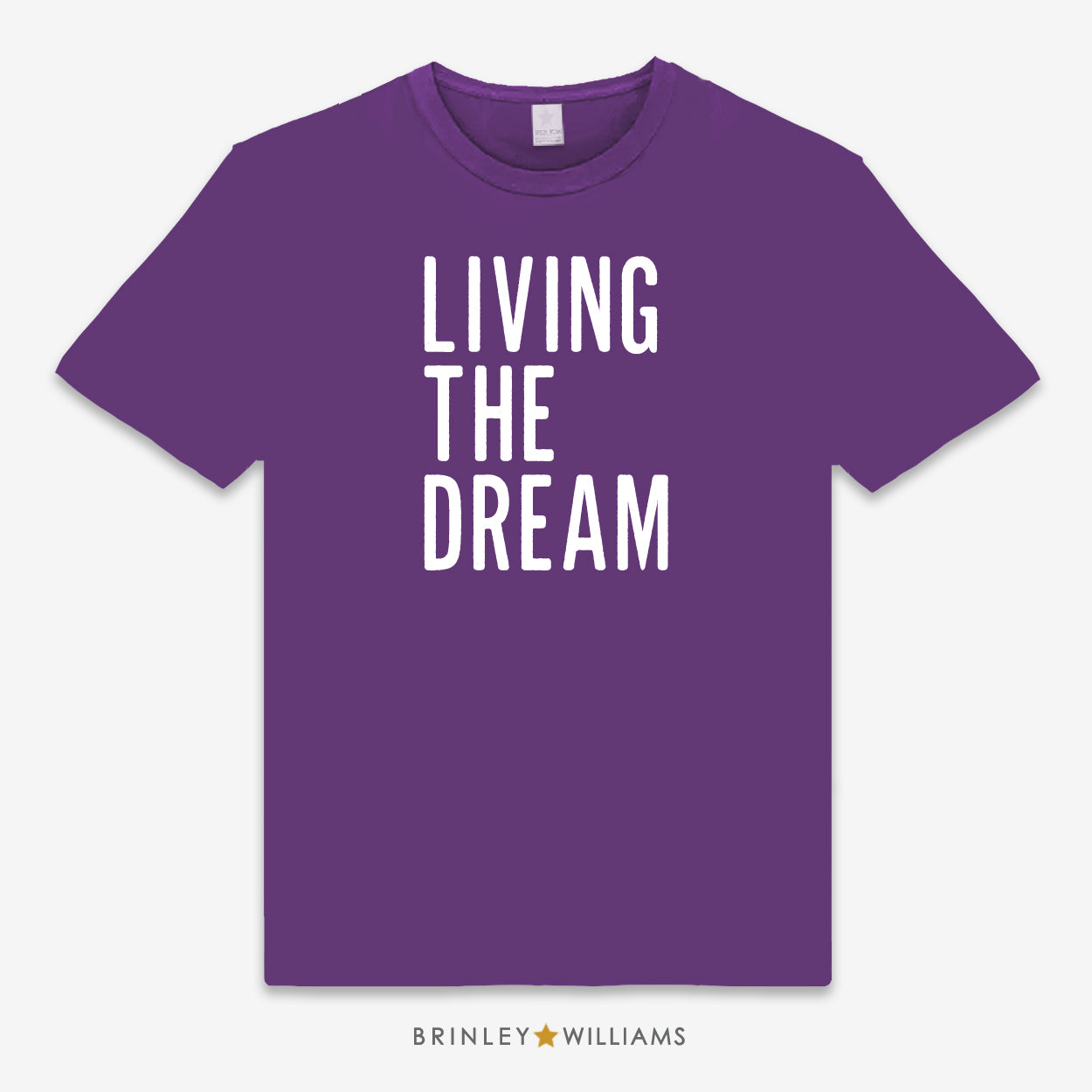 Living the Dream Unisex Classic T-shirt - Purple