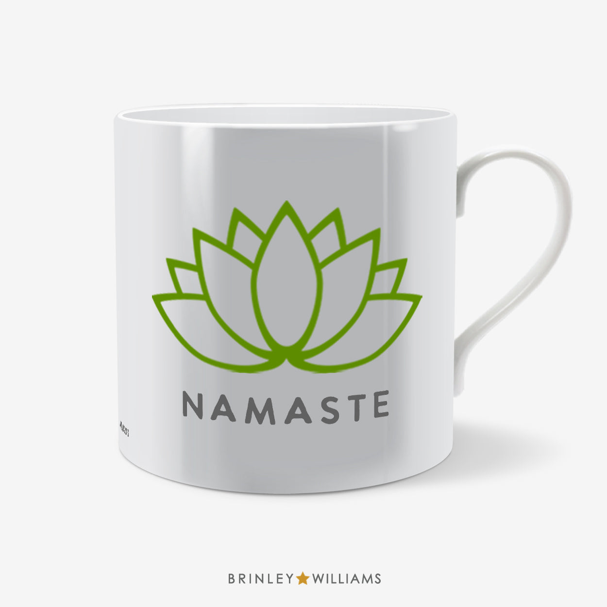 Namaste Lotus Flower Yoga Mug - Green
