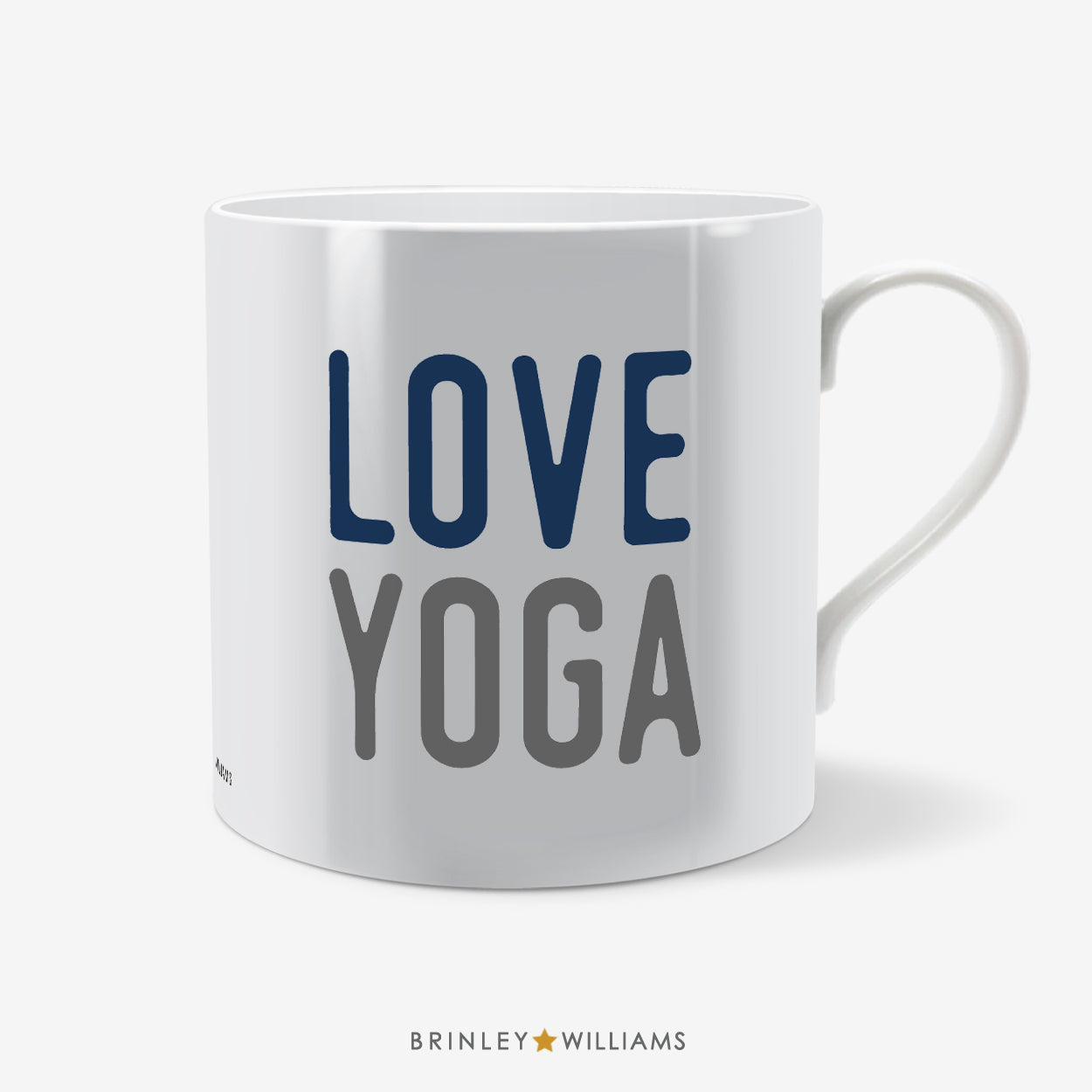 Love Yoga Mug - Navy