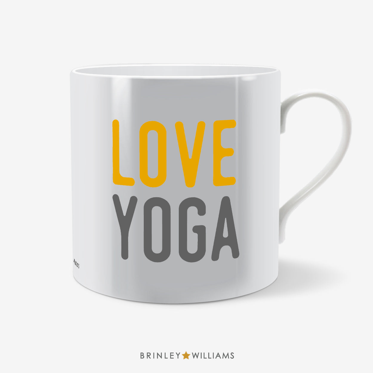 Love Yoga Mug - Yellow