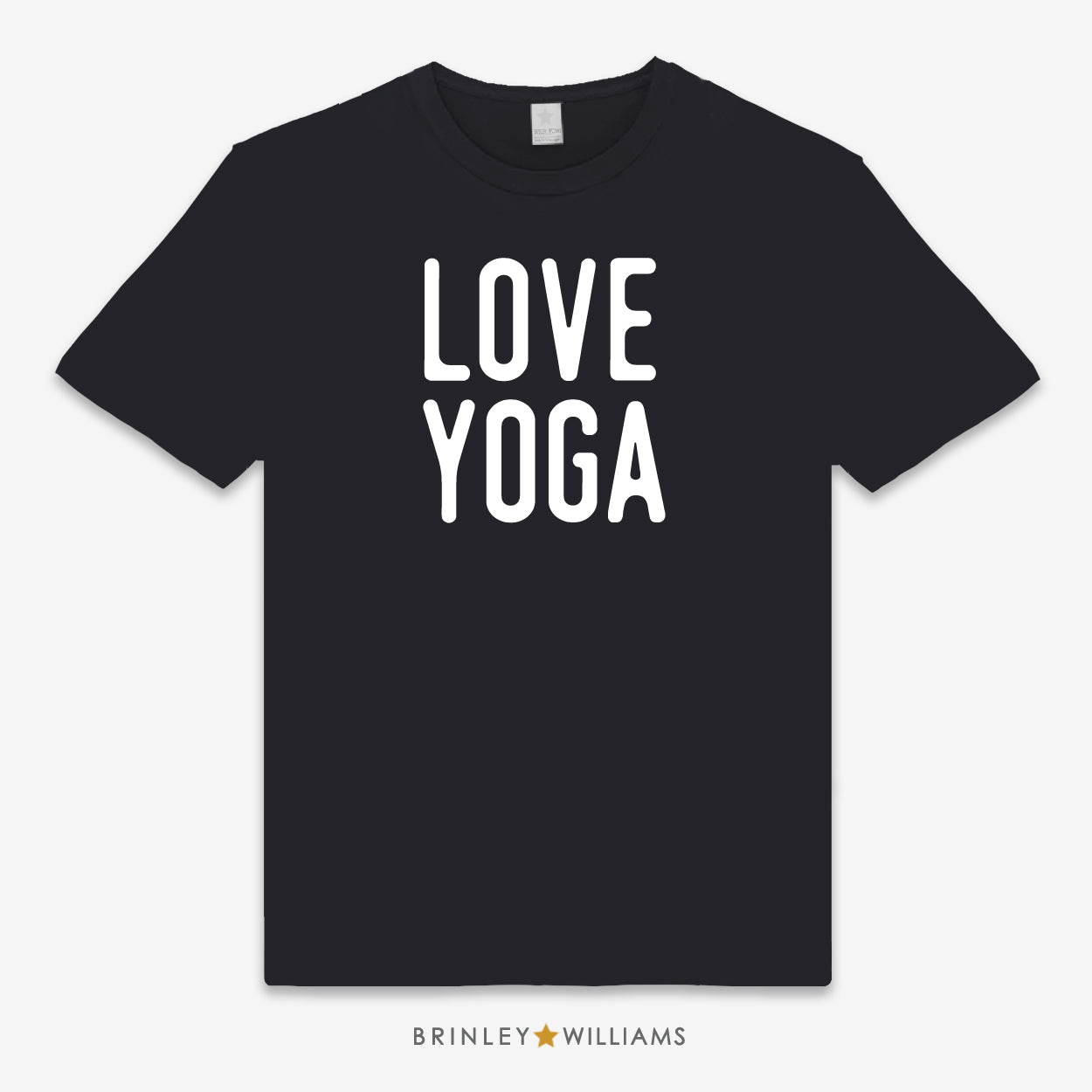 Love Yoga Unisex Classic Yoga T-shirt - Black