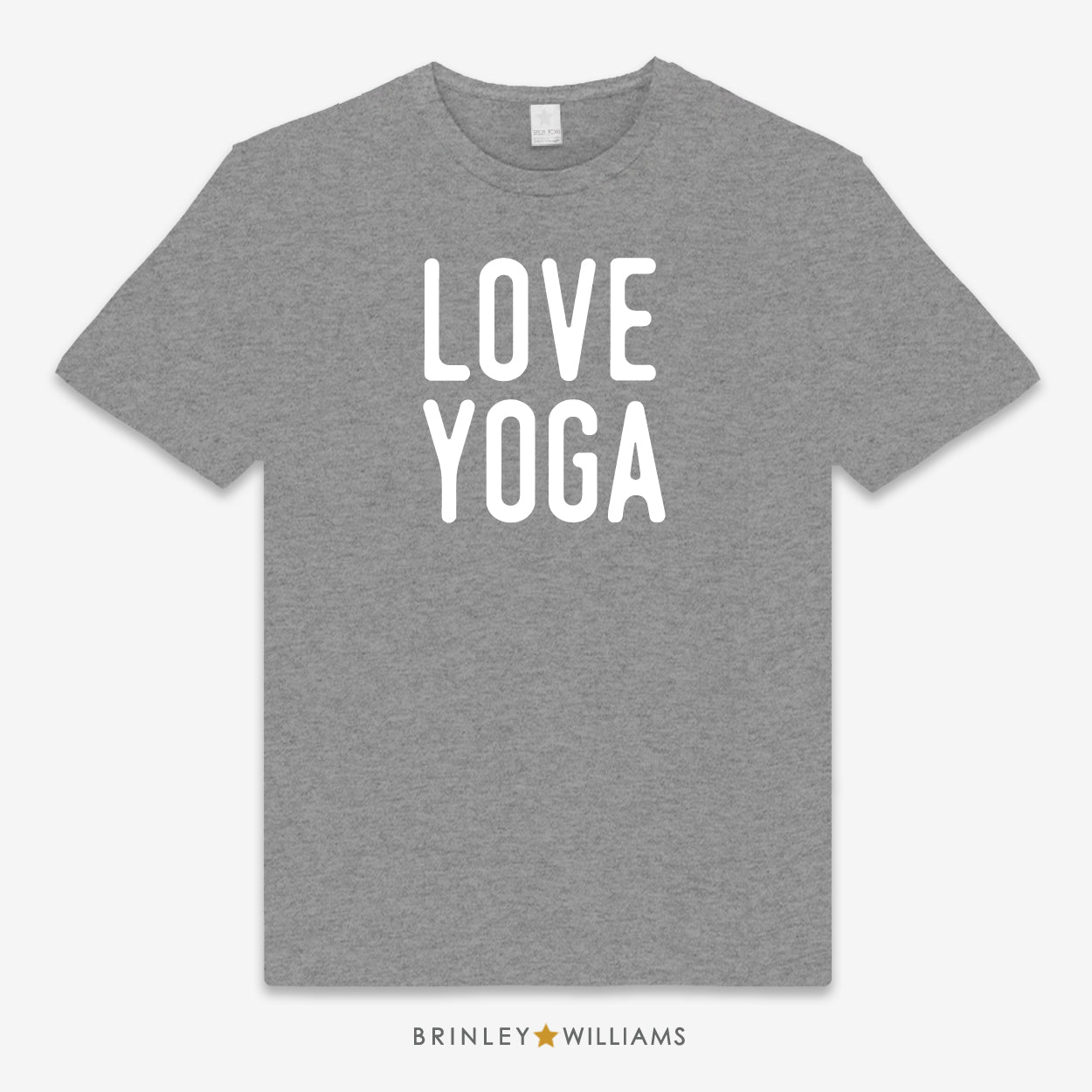 Love Yoga Unisex Classic Yoga T-shirt - Dark Heather