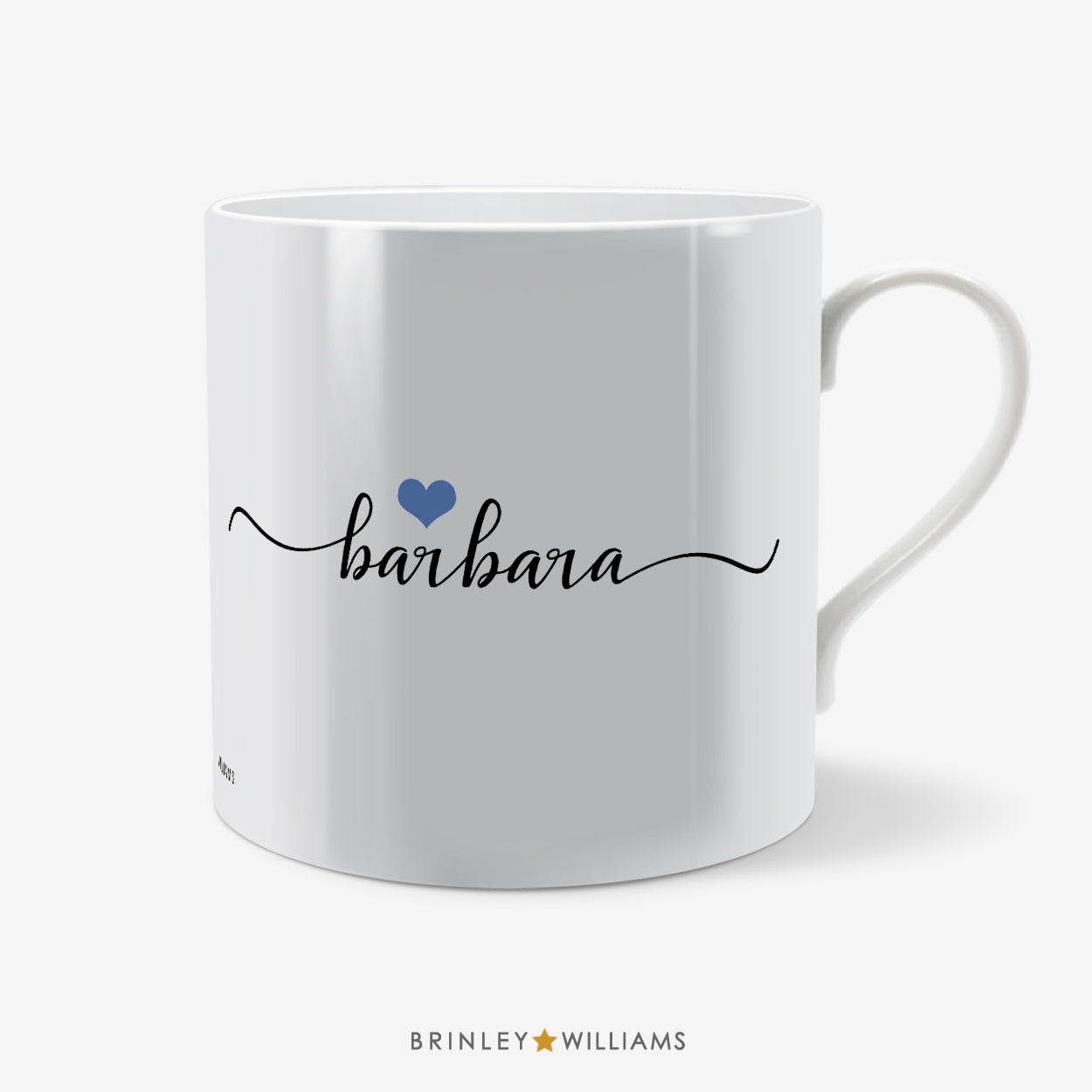 Love You Personalised Mug - Blue