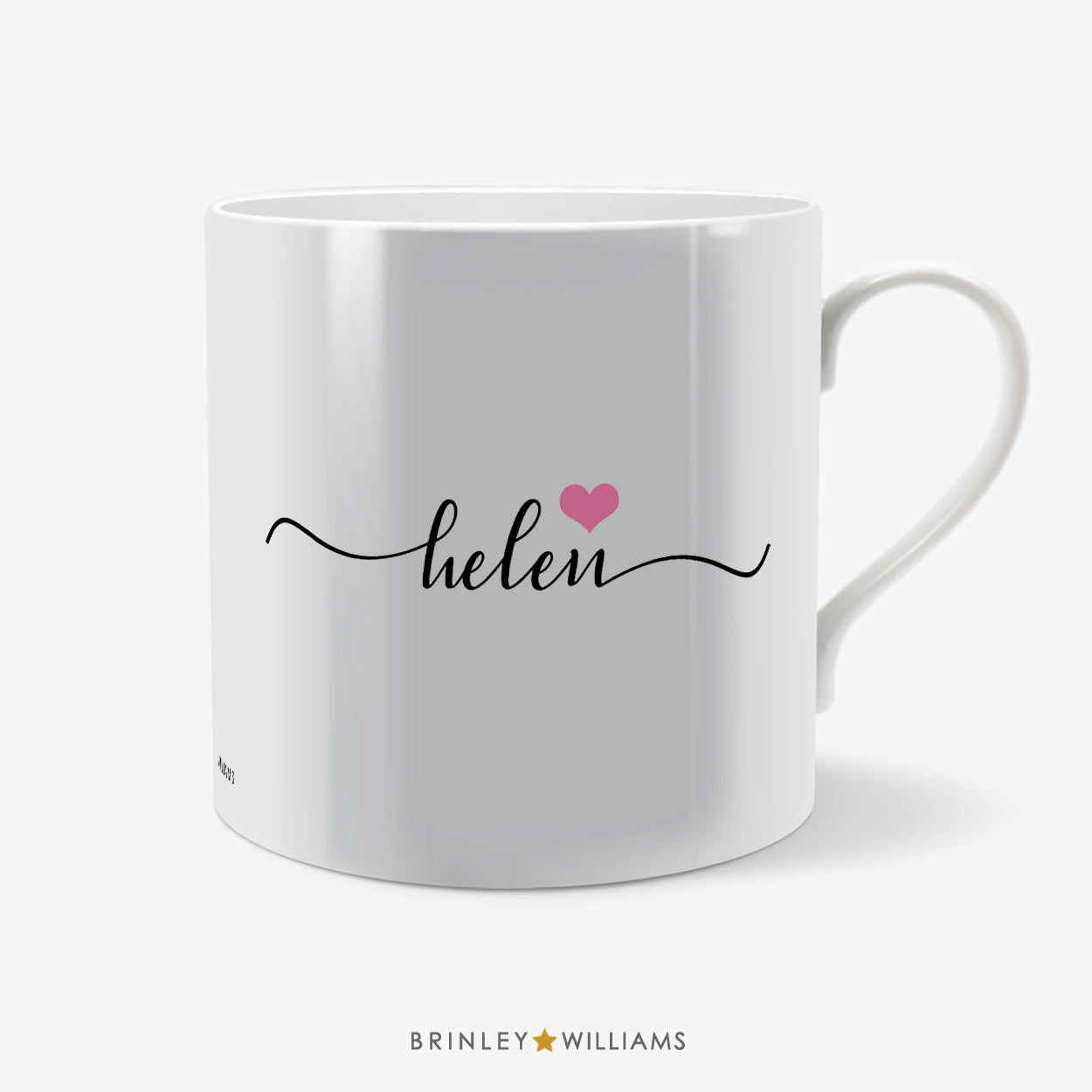 Love You Personalised Mug - Pink