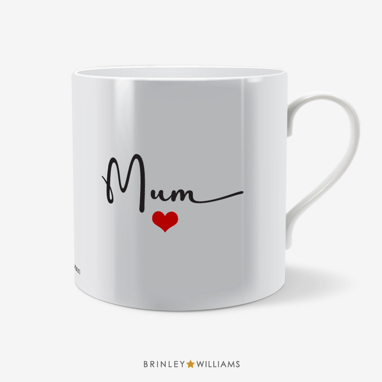 Love You Personalised Mug - Red
