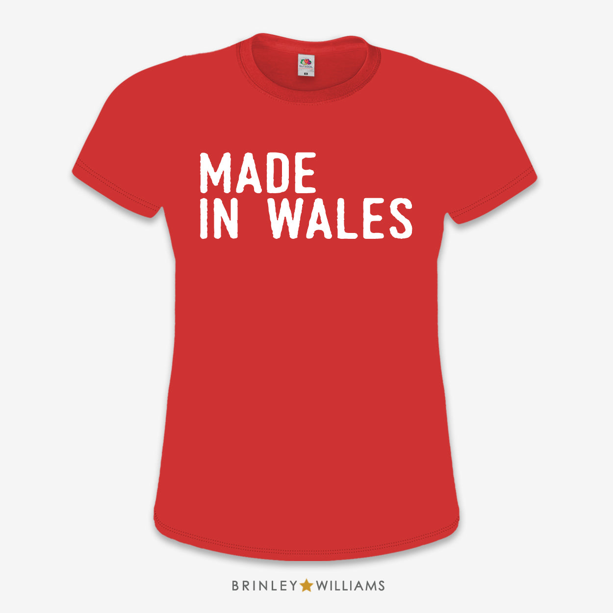 Made in Wales Slim Fit T-shirt - Fire Red