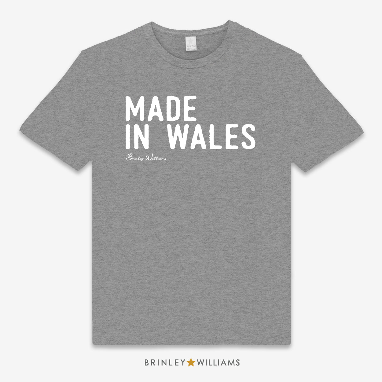 Made in Wales Unisex Classic Welsh T-shirt - Dark Heather
