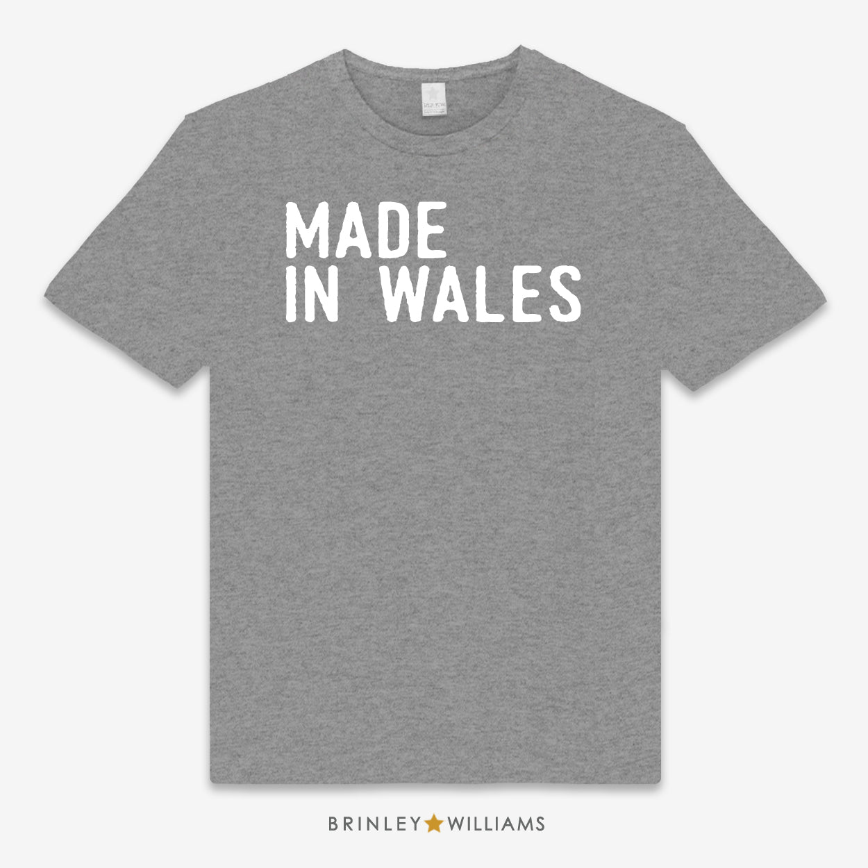 Made in Wales Unisex Classic Welsh T-shirt - Dark Heather