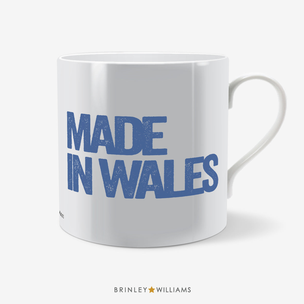 Made in Wales Welsh Mug - Blue