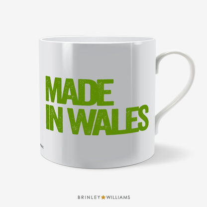 Made in Wales Welsh Mug - Green