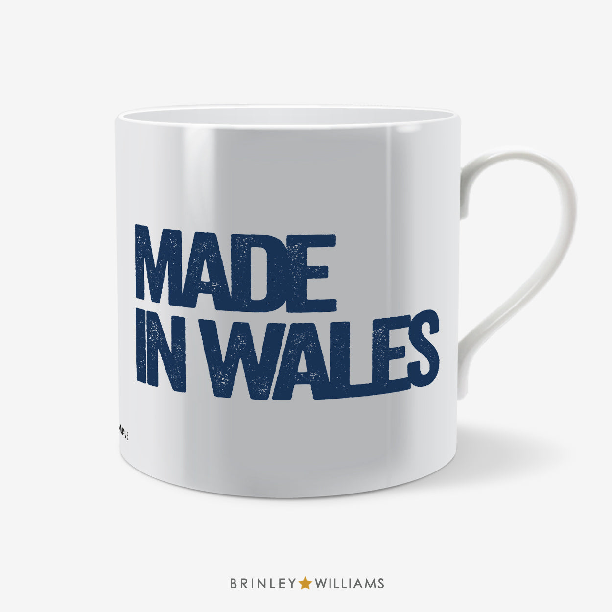 Made in Wales Welsh Mug - Navy