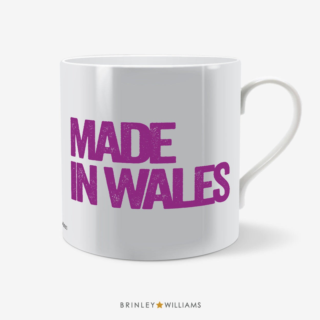 Made in Wales Welsh Mug - Purple