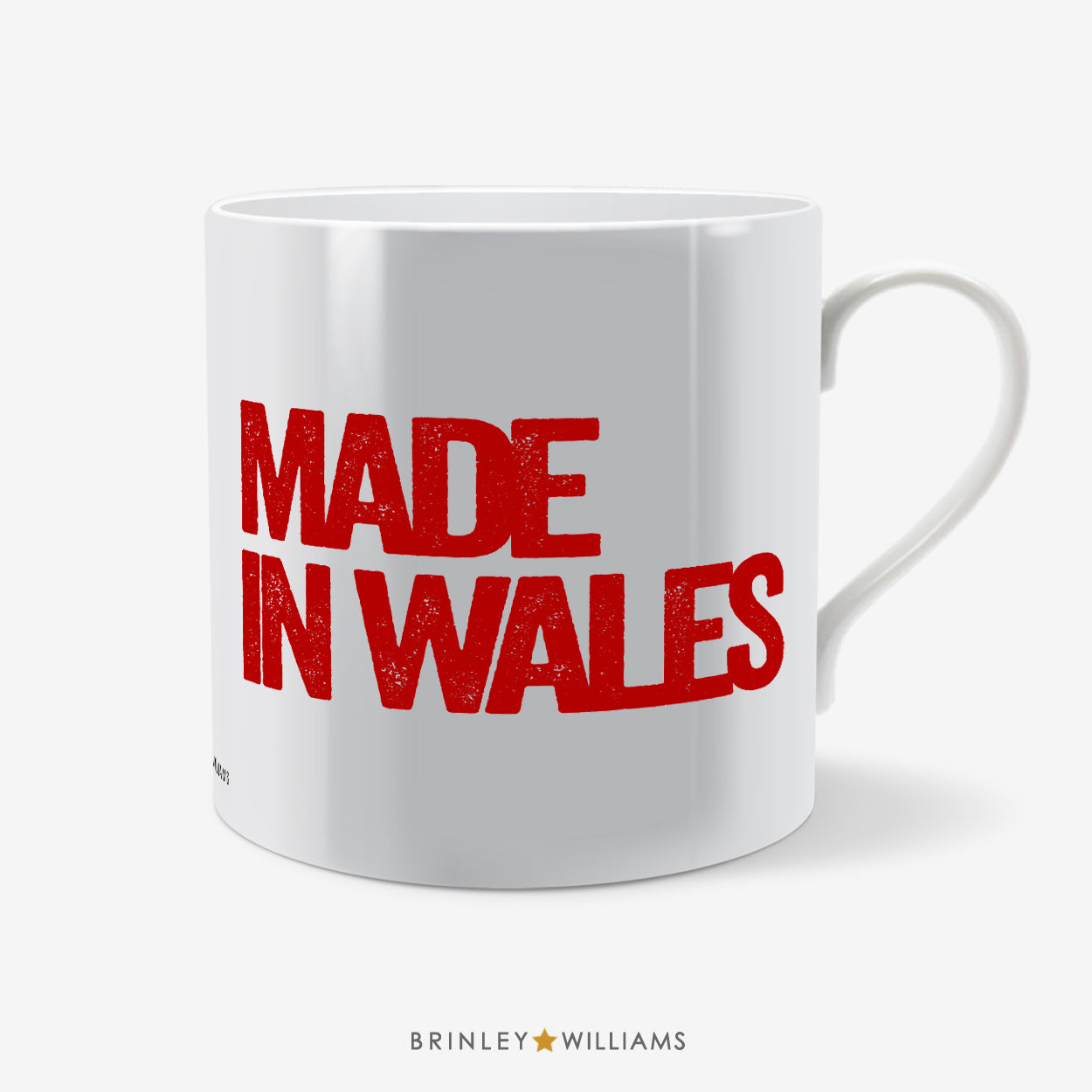 Made in Wales Welsh Mug - Red