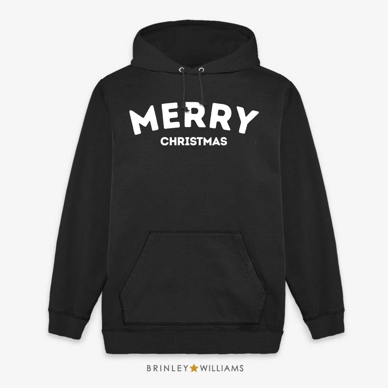 Merry Christmas Unisex Hoodie - Black